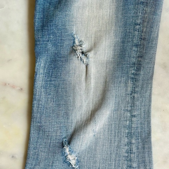 Bedrock for Express Light Blue Flare Jeans EUC - Picture 9 of 12
